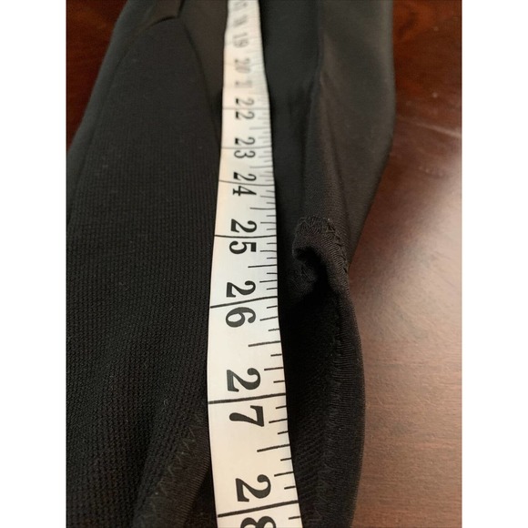 Vintage Profile Womens Ski Snow Pants Size 10 Reg Black Stirrup Zipper Pocket - Picture 8 of 8